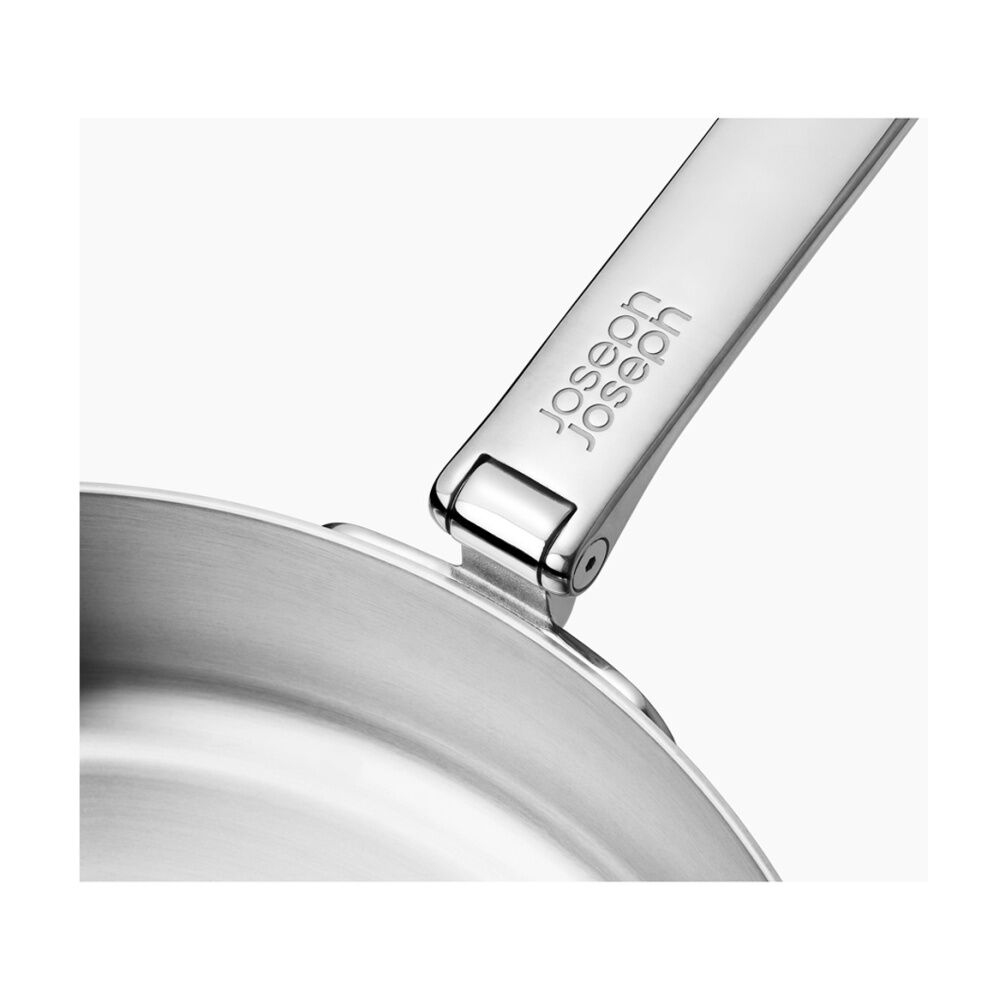 Joseph Joseph Space Saving 20cm Frying Pan With Foldable Handle Stainless Steel — image 3