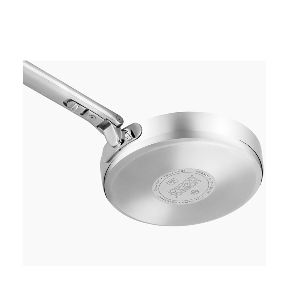 Joseph Joseph Space Saving 20cm Frying Pan With Foldable Handle Stainless Steel — image 6