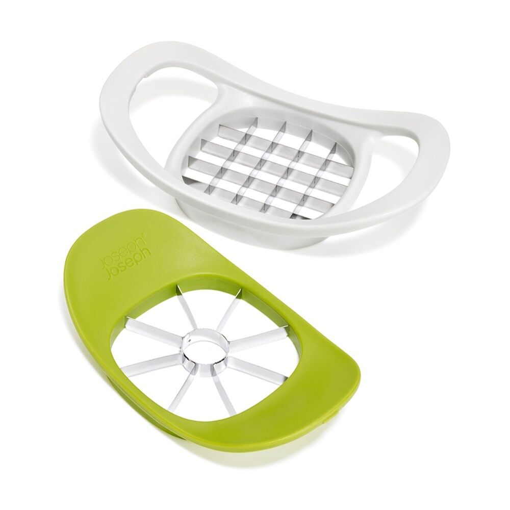 Joseph Joseph Nest Press 2-in-1 Corer And Chipper Kitchen Utensil Stone-Green — image 2