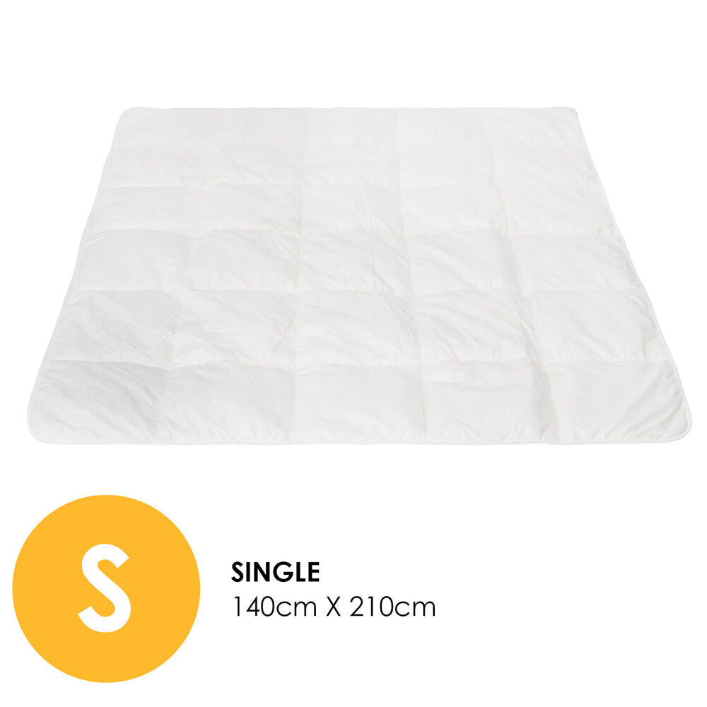 Royal Comfort Deluxe Eco-Silk Touch Quilt 260GSM White — image 2