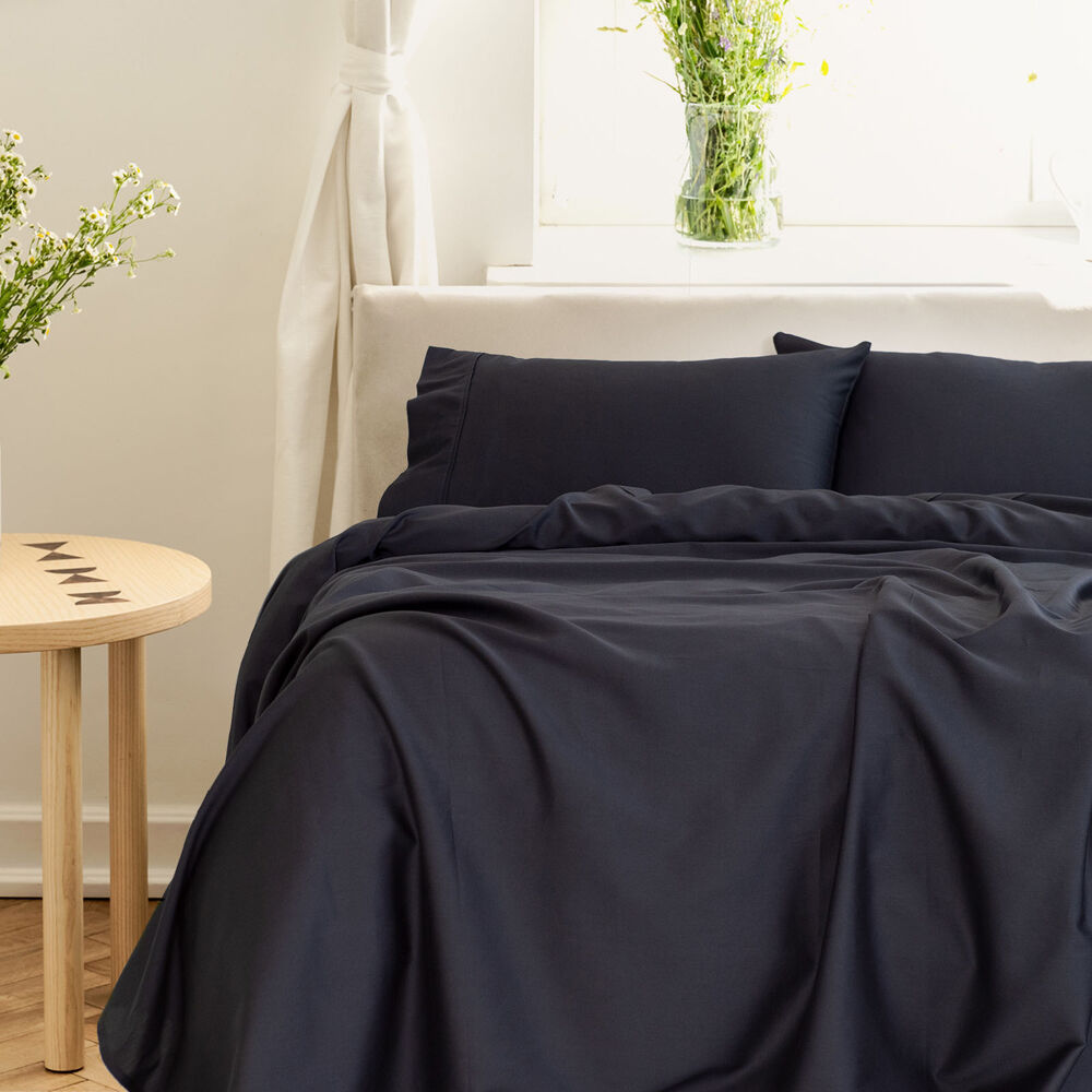 Royal Comfort Balmain Sheet Set 1000TC Bamboo Cotton Charcoal