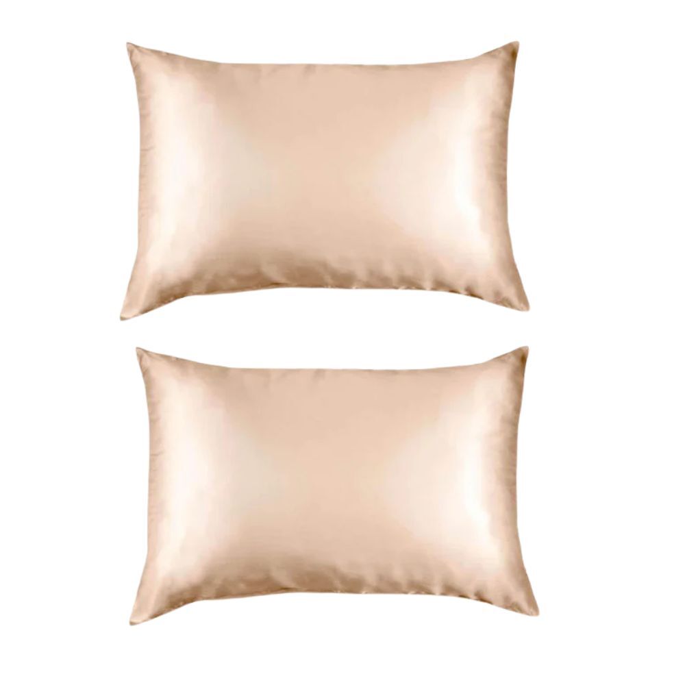 Royal Comfort Pure Silk Pillowcase Single Pack 51x76cm - Champagne Pink (2 Pack) - Lilac