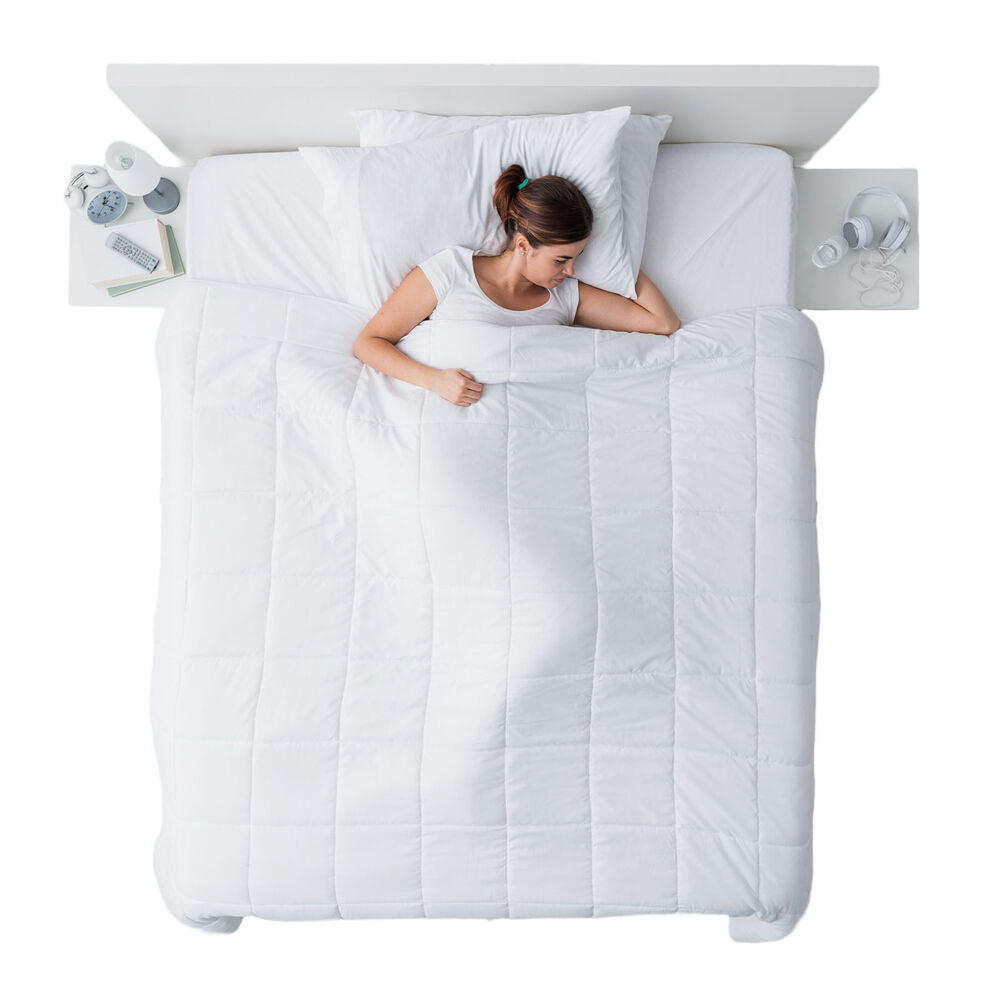 Royal Comfort Ultra Warm Silk Quilt 800GSM - White — image 6