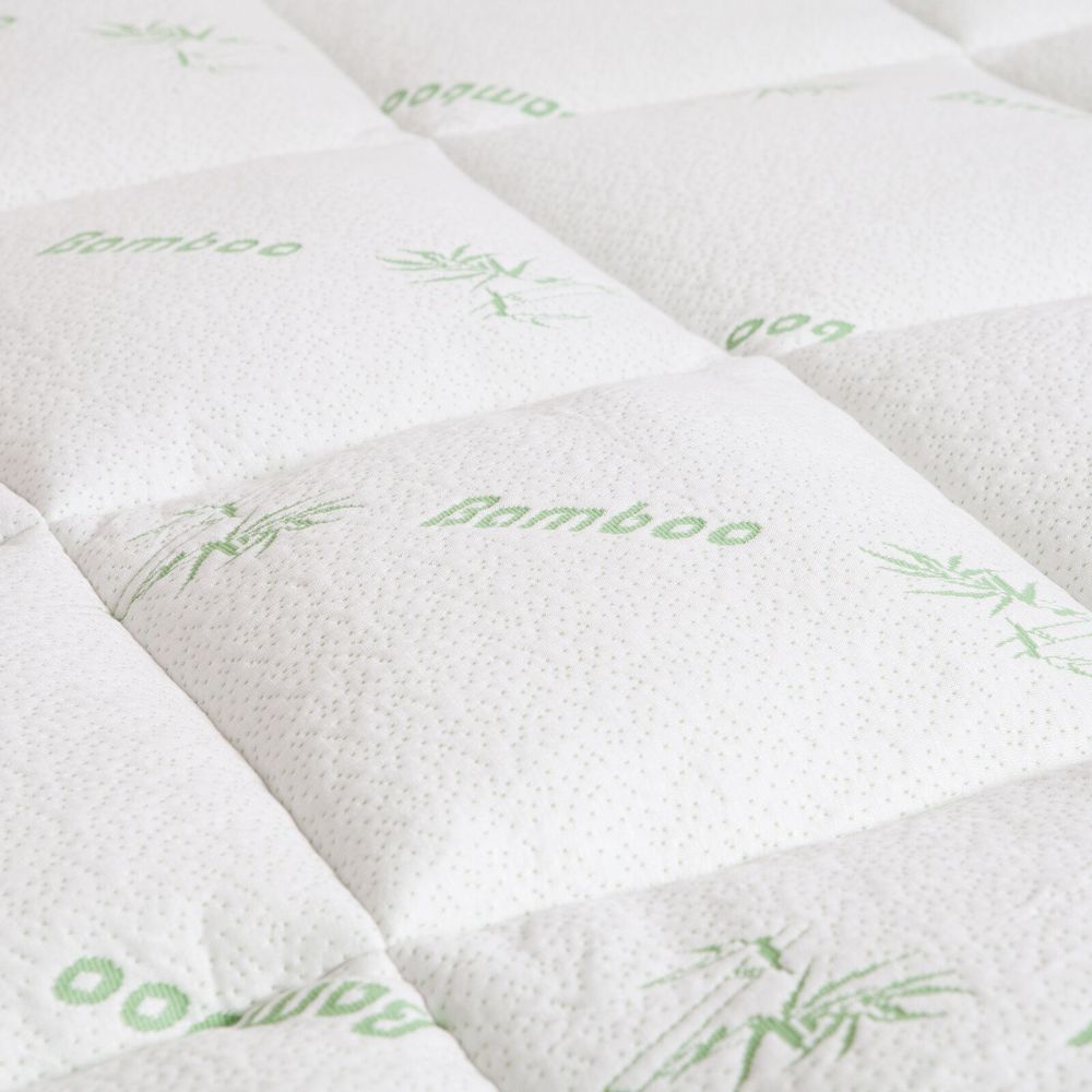 Royal Comfort 1000GSM Luxury Bamboo Covered Mattress Topper White — image 9