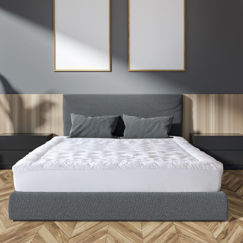 Royal Comfort 1200GSM Deluxe 7-Zone Mattress Topper - White — image 3