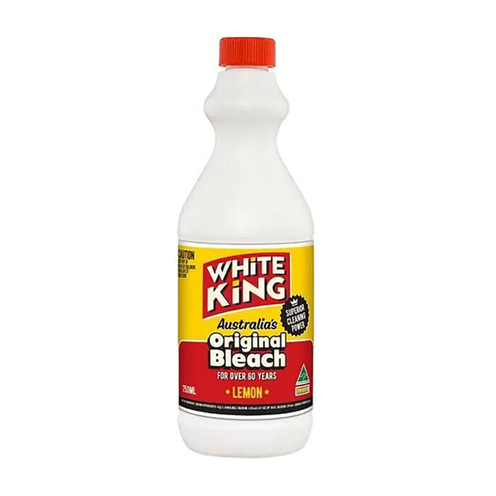 White King 750ml Retro Stain-Removing Laundry Cleaning Bleach Original