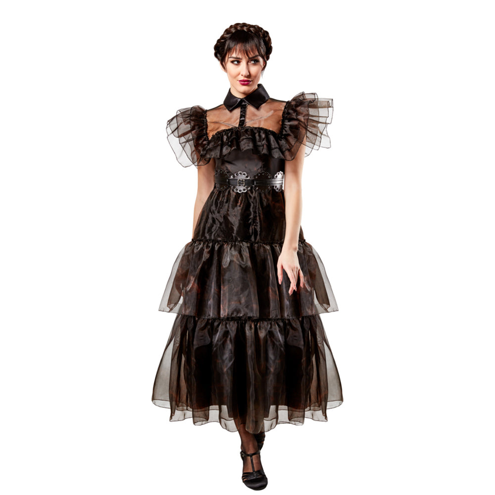 Wednesday Rave'n Deluxe Netflix Adult Costume Party Dress-Up