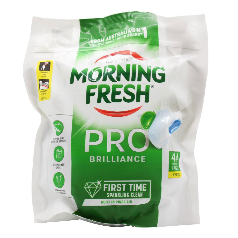 Morning Fresh Pro Brilliance Dishwasher Cleaning Shine Tablets Lemon (132 Pieces) — image 2