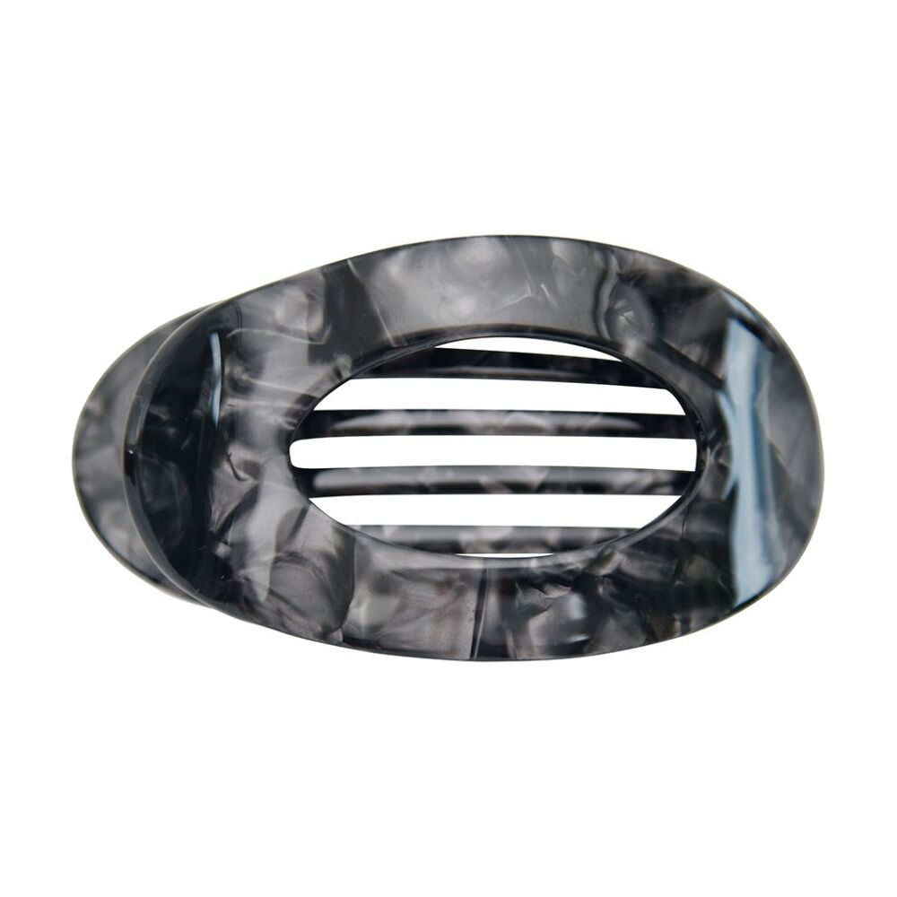 Annabel Trends 9x5x2.5cm Black Tamed Flat Hair Claw Women's Accessory — image 2