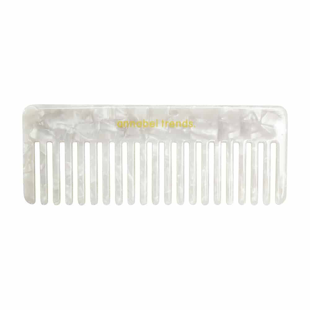 101rp-annabel-trends-tamed-hair-comb-rectangle-15cm-pearl