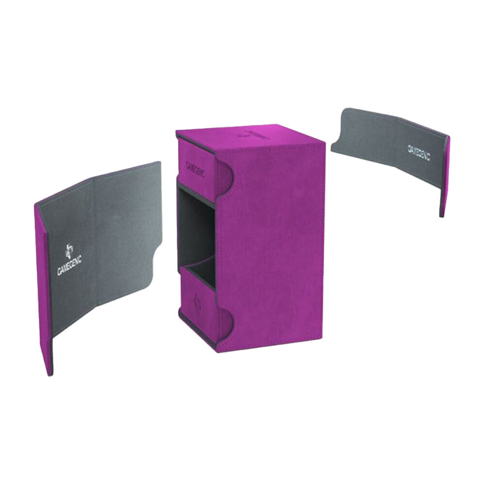 106543-gamegenic-watchtower-100-sleeves-convertible-card-holder-box-purple