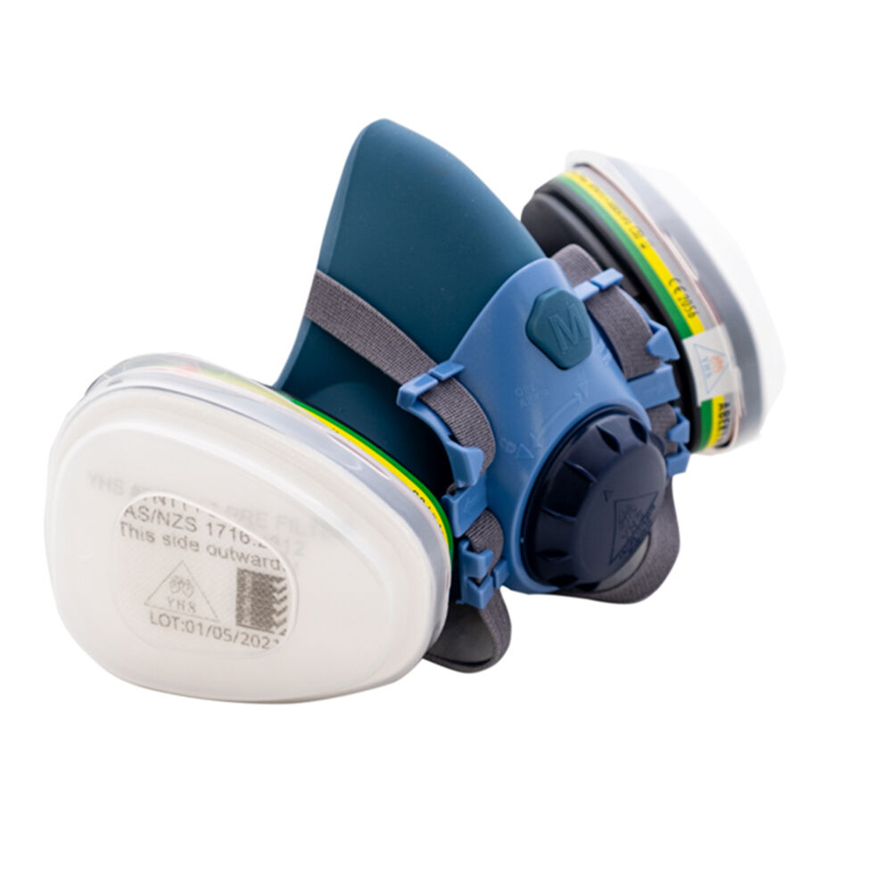 Agboss Half ABEK1 Mask Respiratory Farmers Kit With P2 Filter Pads (6 Pieces)