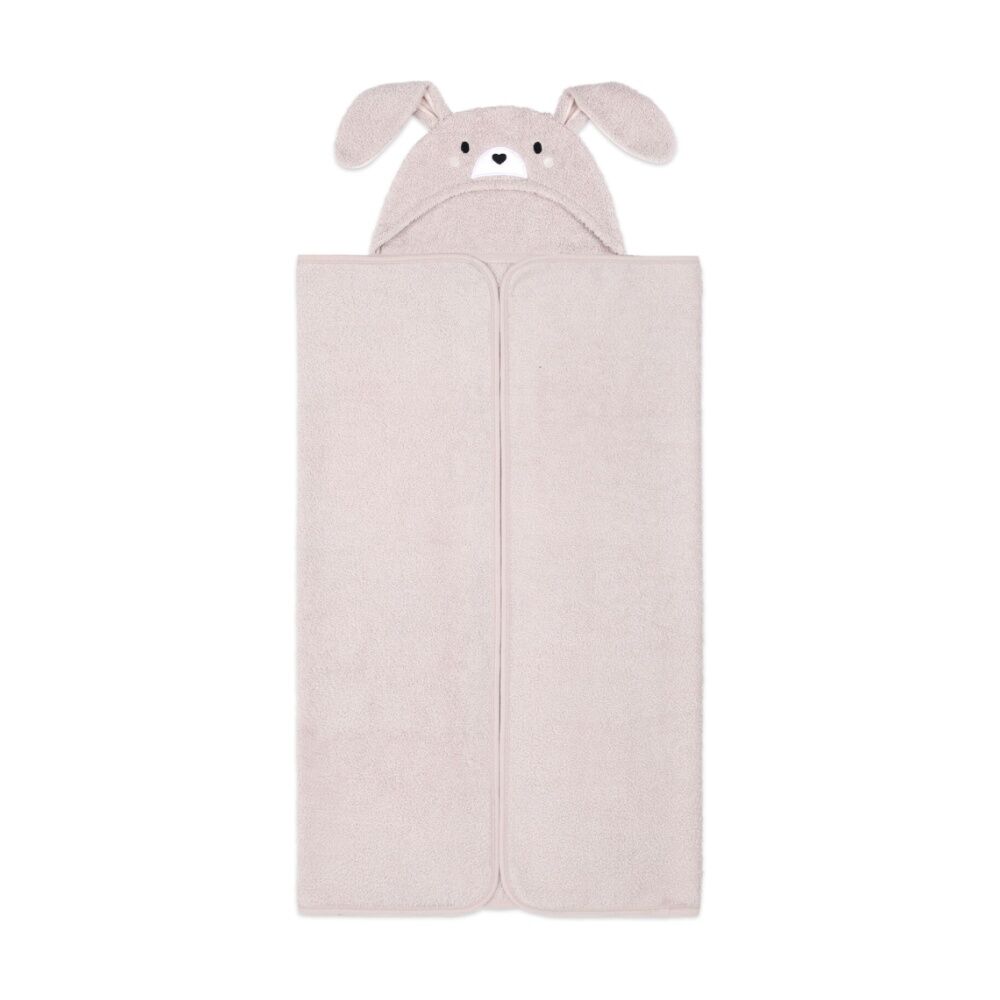 The Peanutshell Pink The Peanutshell Forest Dreams Kids Hooded Bunny Rabbit Towel 100% Cotton — image 9
