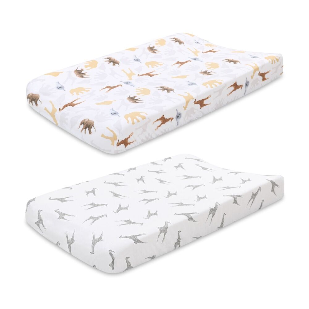 Little Haven Animal Planet Giraffe Baby Cot Bedding Set & Bath Towels Beige/White (7 Pieces) — image 3