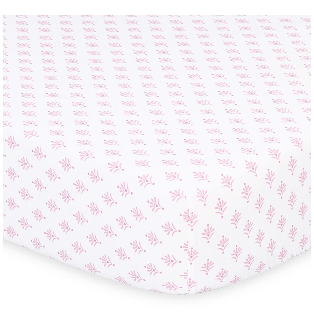 The Peanutshell Cot Sheet Bundle Girl Cotton Fitted Sheets 135x77cm Pink (5 Pieces) — image 6