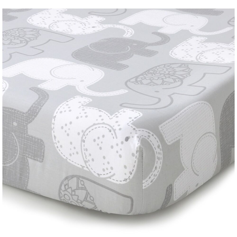 The Peanutshell Bedding Bundle Cotton Cot Sheets & Change Pad Cover Blue (6 Pieces) — image 2
