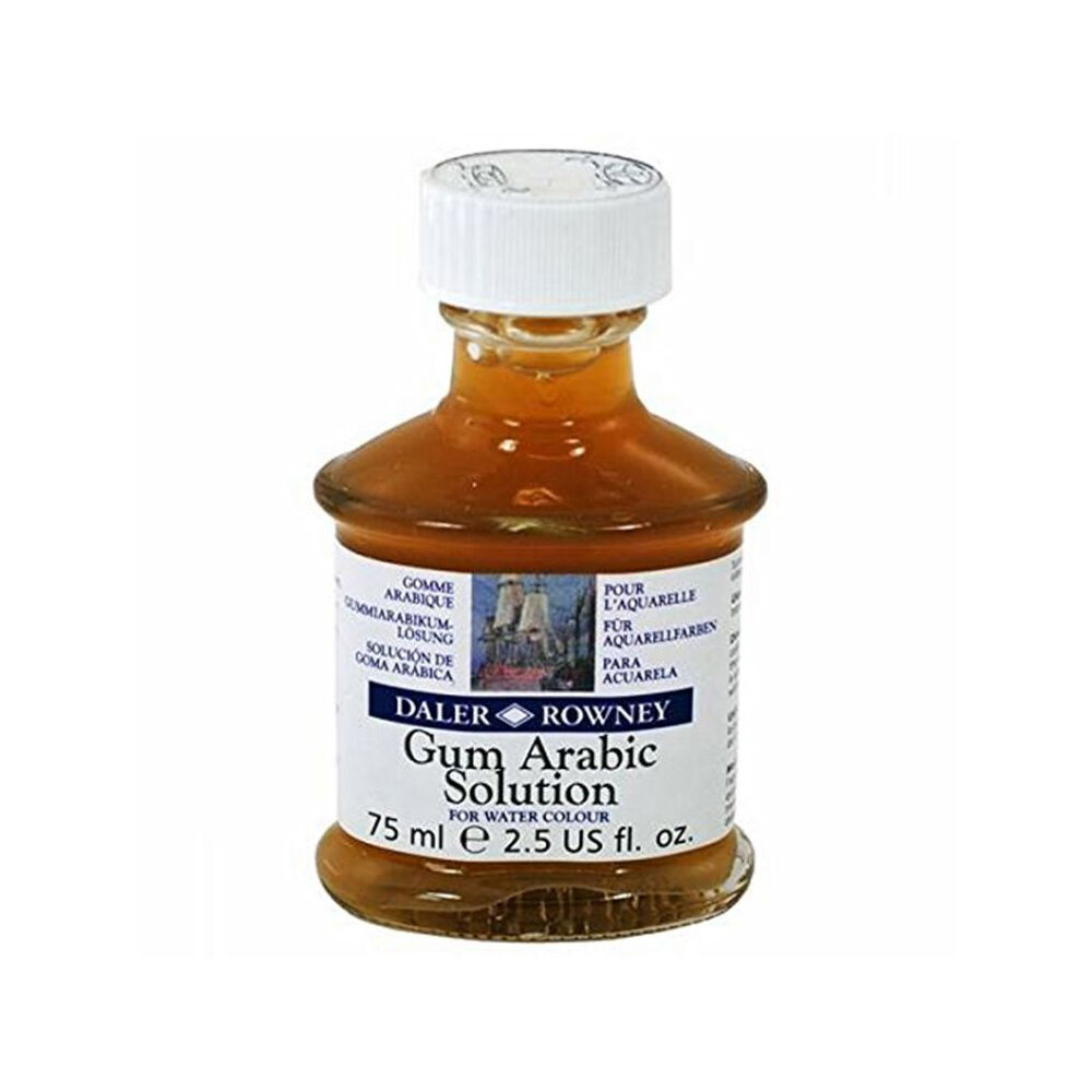 Daler Rowney 75ml Liquid Natural Gum Arabic Solution Watercolour Medium