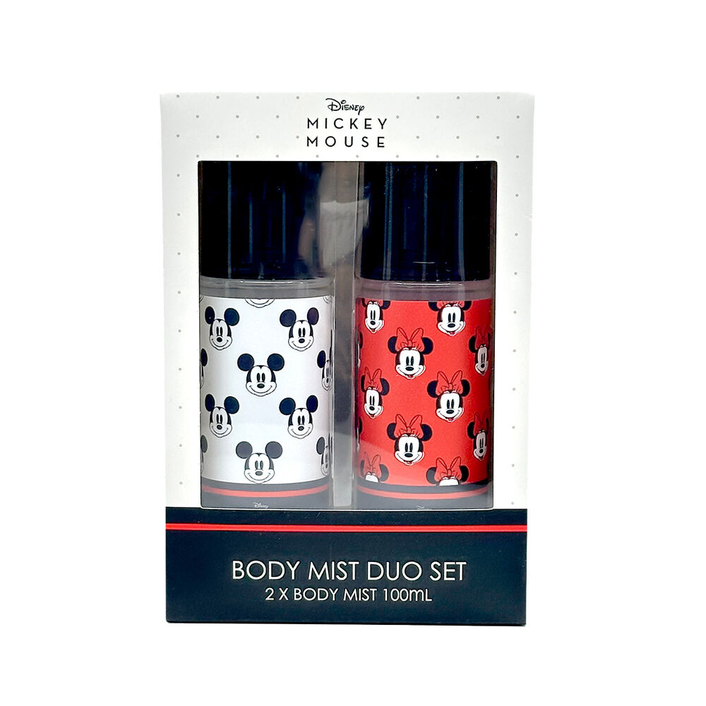 Disney Mickey & Minnie Mouse 100ml Bath Body Mist Duo Set Peach Scented (2 Pack) — image 2