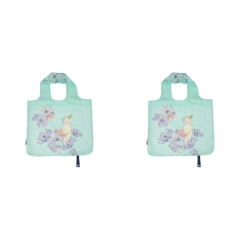 Annabel Trends Shopping Tote Bag 50x42cm Reusable - Hello Cockie (2 Pack)