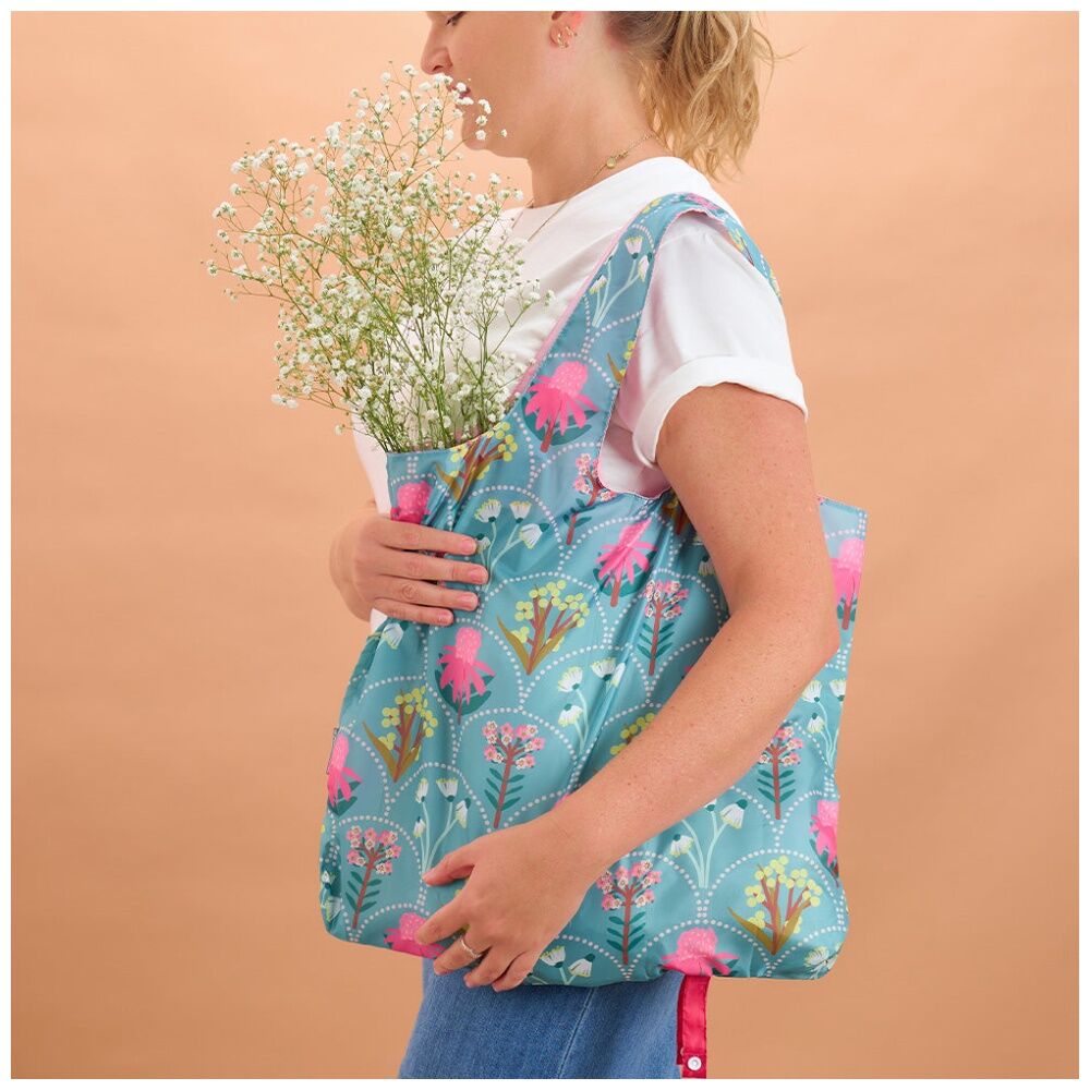 Annabel Trends 50x42cm Wildflower Reusable 20kg Capacity Shopping Tote Bag — image 2