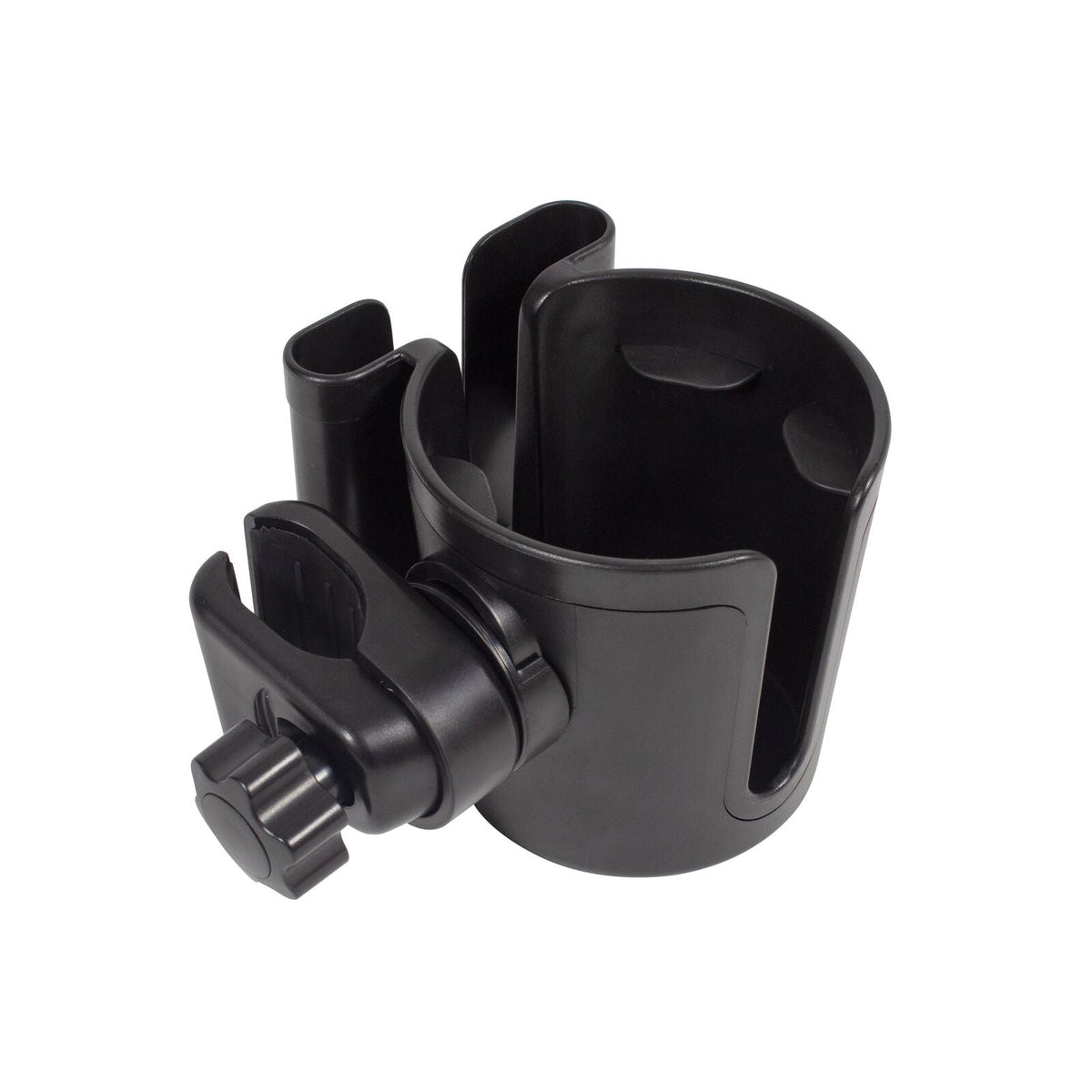 Childcare Lightweight Pram/Stroller Cup and Mobile Holder Black (2 Pack) — image 2
