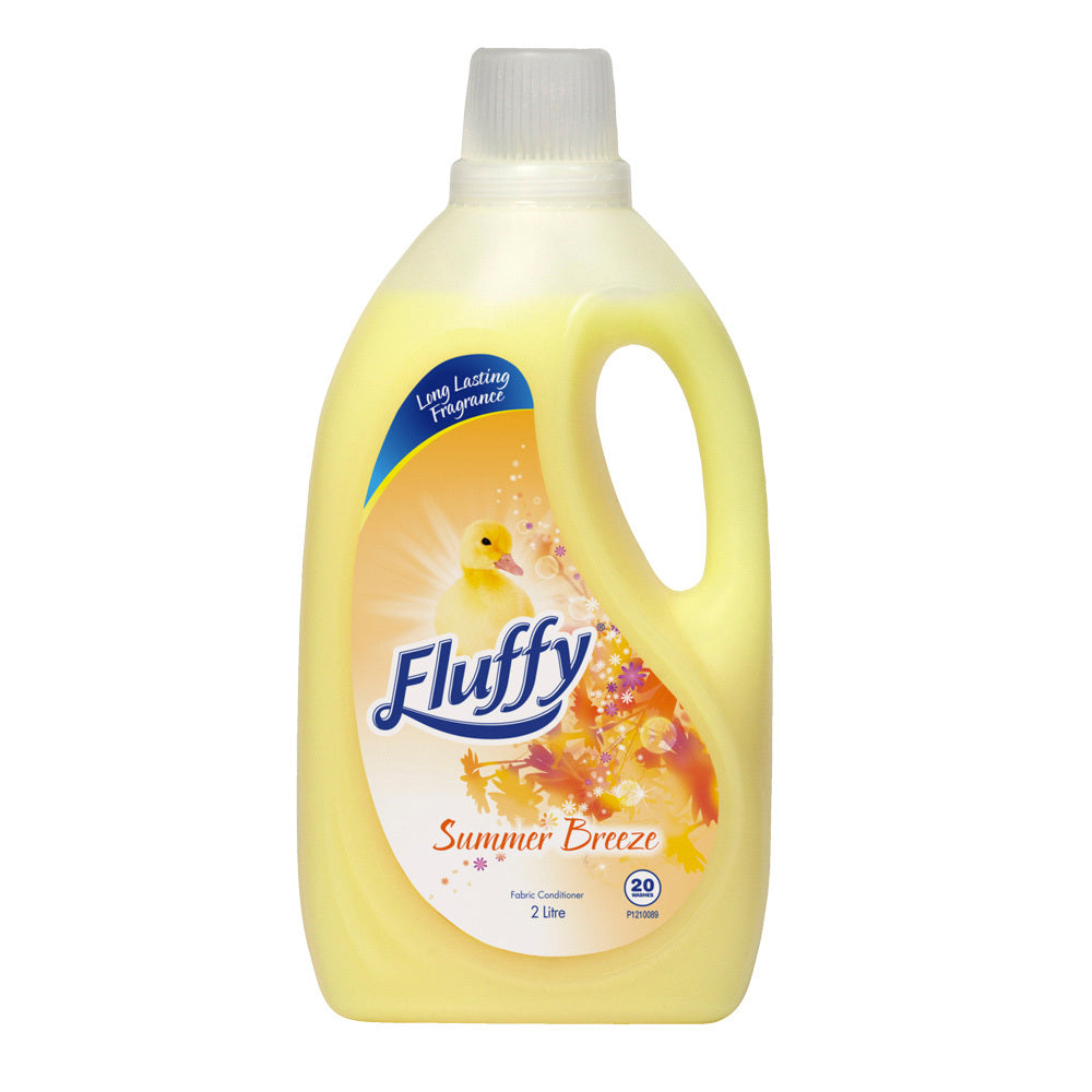 Fluffy 2L Laundry Fabric Softener Scent Washing Conditioner Summer Breeze (2 Pack) — image 2