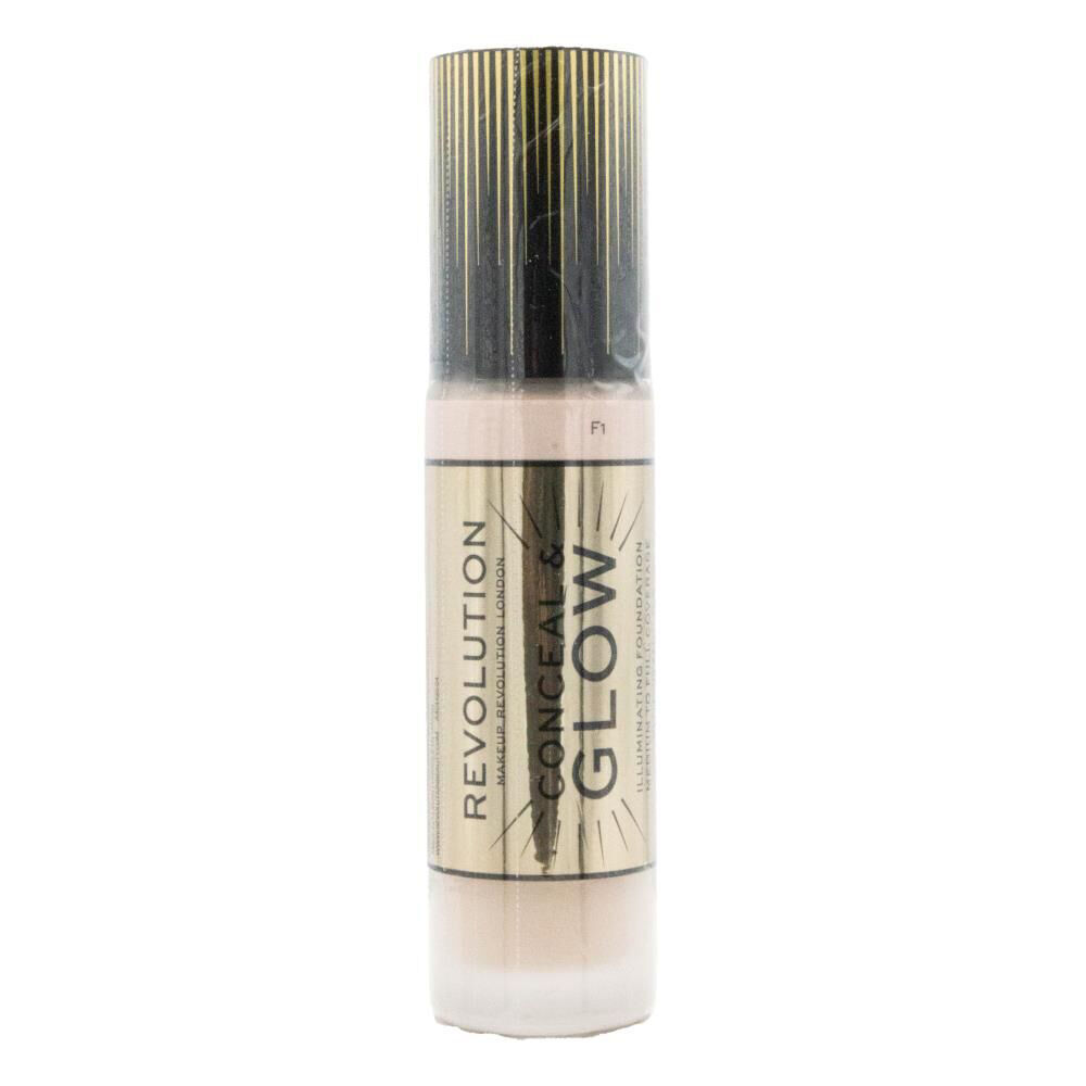 Revolution Conceal & Glow Illuminating Liquid Foundation 23ml Makeup F1 (3 Pack) — image 2