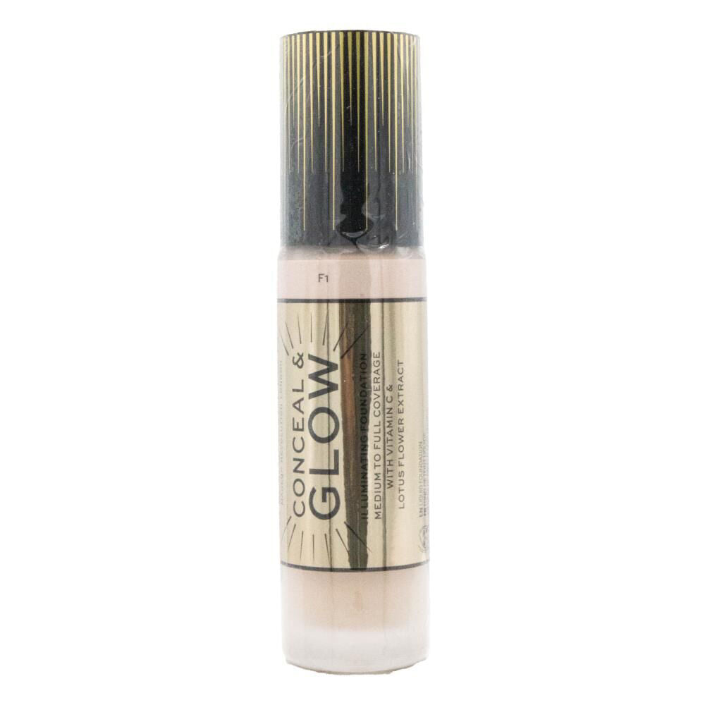 Revolution F1 Conceal & Glow Illuminating Liquid Foundation 23ml Makeup — image 3