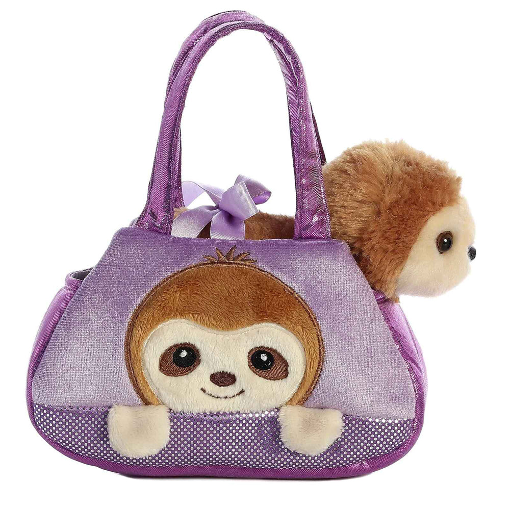 12c0180349-fancy-pals-sloth-plush-toy-w-bag-18cm-purple-3y