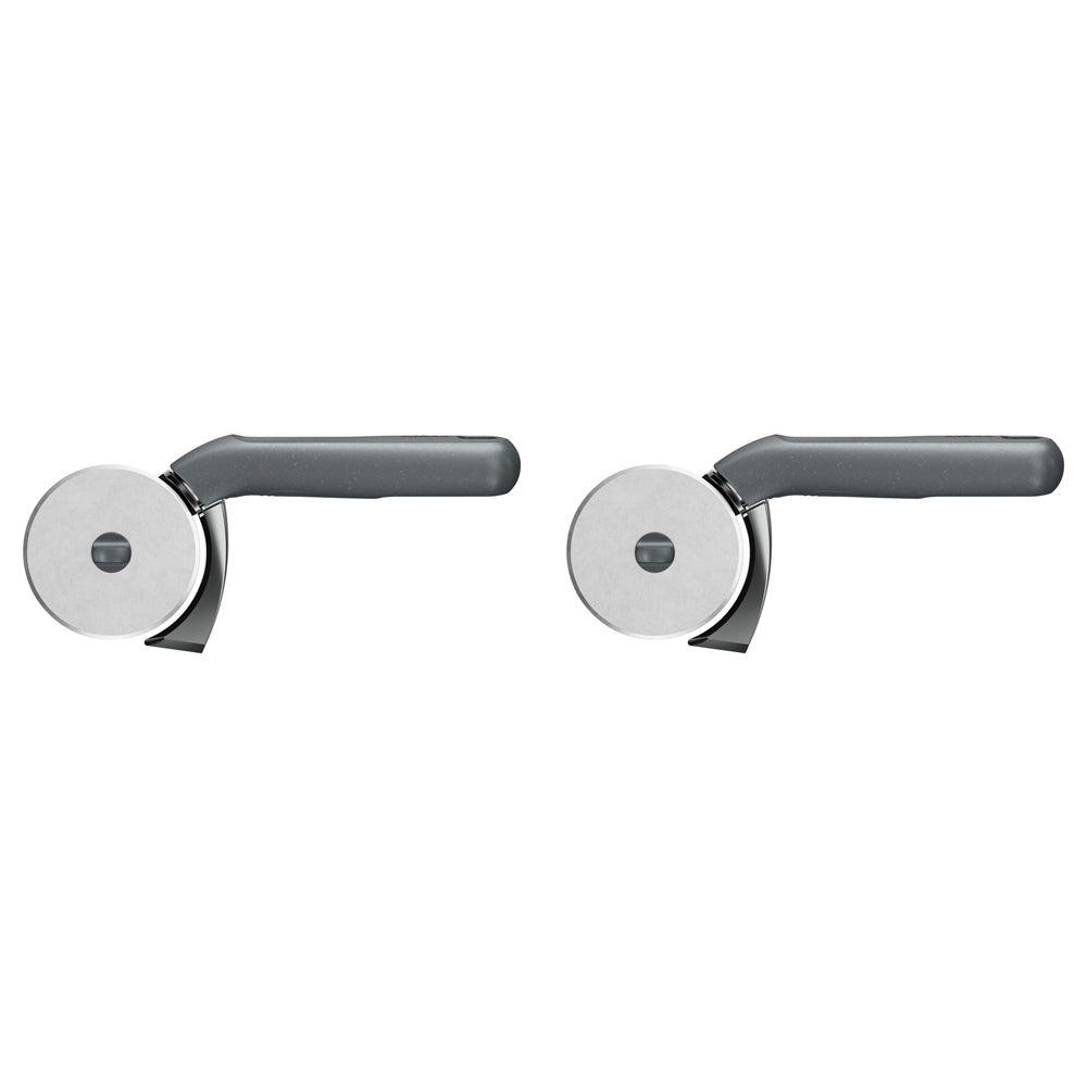 Zyliss Removable S/Steel Pizza/Pastry/Dough Cutter Wheel Slicer 21.5cm Grey (2 Pack)