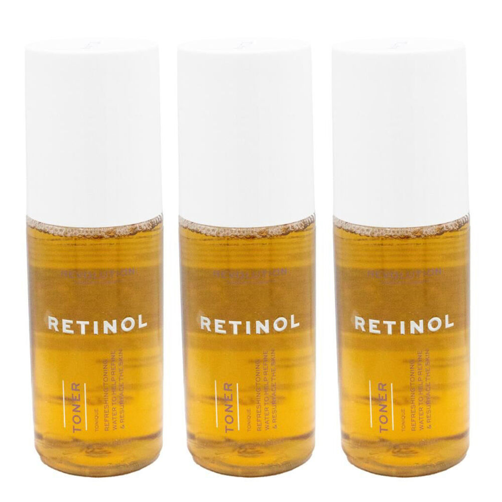 Revolution Anti-Aging Facial Retinol Toner Firming Skin Care 150ml (3 Pack)