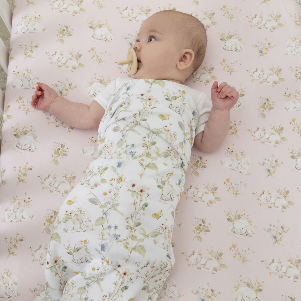 Bubba Blue Sleeping Bunny Jersey Swaddle Wraps 100x100cm (2 Pieces) — image 7