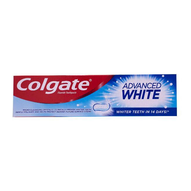 Colgate Advance White Flouride Toothpaste Tube 147g Dental Care Teeth Cleaner