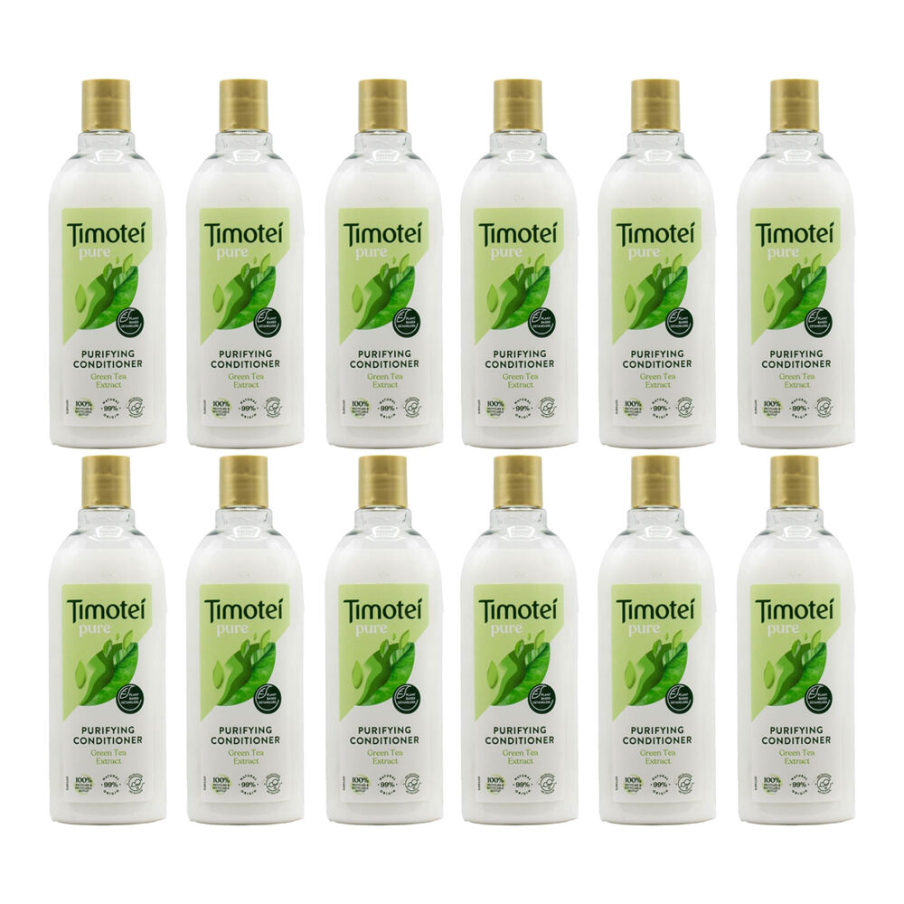 Timotei Conditioner 300ml Purifying Green Tea Extract Nourishing (12 Pack)