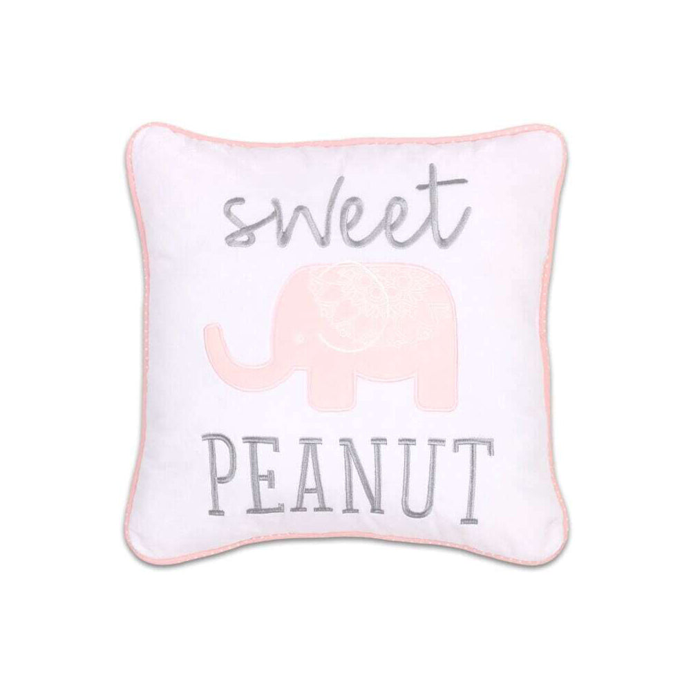 The Peanutshell 5pc Cot Bedding Set Sweet Peanut Grey Elephant Baby Nursery Decor — image 3