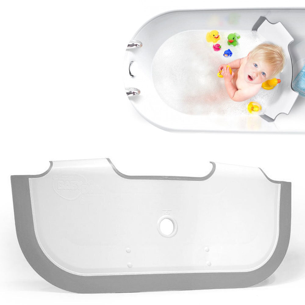 Babydam Bath Barrier Baby Dam/Toddler/Kids Tub/Bathtub/Bathing Save Water - Grey — image 2