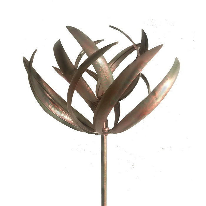 15082-wind-spinner-67-5cm-lotus-champagne-outdoor-ornament-yard-patio-garden-decor