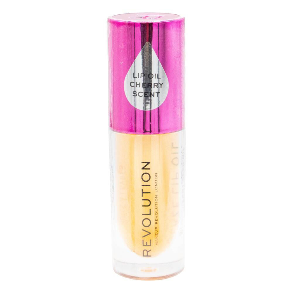 Revolution Cherry Scent Glossy Makeup Lip Oil Getaway Terracotta 4.6ml