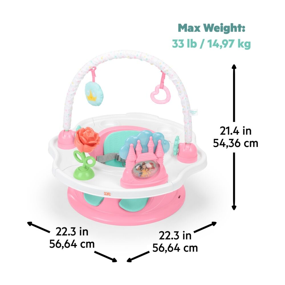 Bright Starts 6m+ Disney Princess Baby Booster 3 in 1 SuperSeat High Chair — image 2