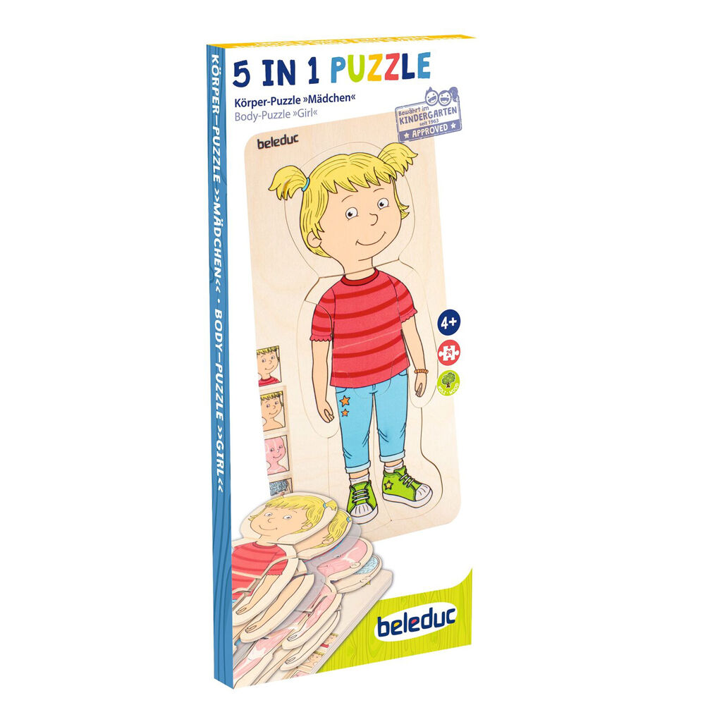 Beleduc Your Body Puzzle Girl Anatomy Education Kids/Children - 3y+ (29 Pieces) — image 2