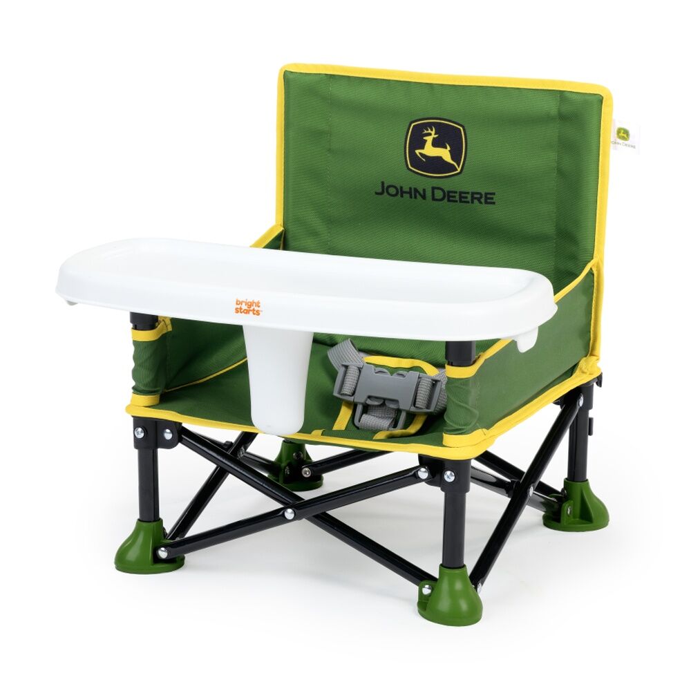 Bright Starts 6m+ John Deere Pop N Sit Portable Baby Booster High Chair