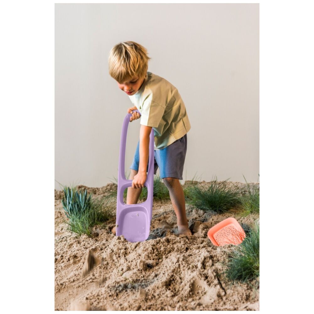 Quut Scoppi Childrens Sand Shovel Sifter Beach/Sand Pit Toy Purple/Orange (2 Pieces)