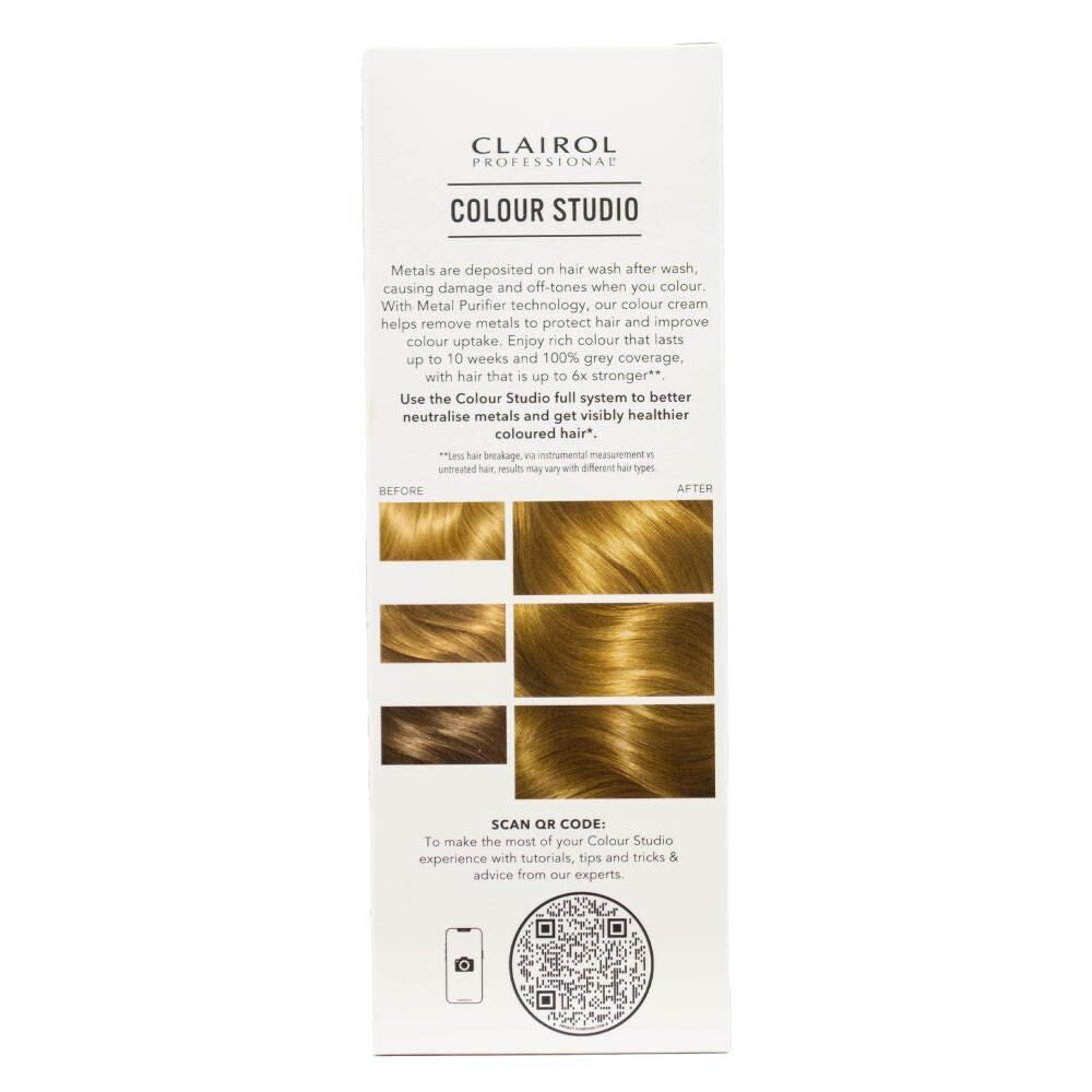 Clairol Hair Dye Professional Permanent Colour Cream Studio 8/1 Cool Chai — image 2
