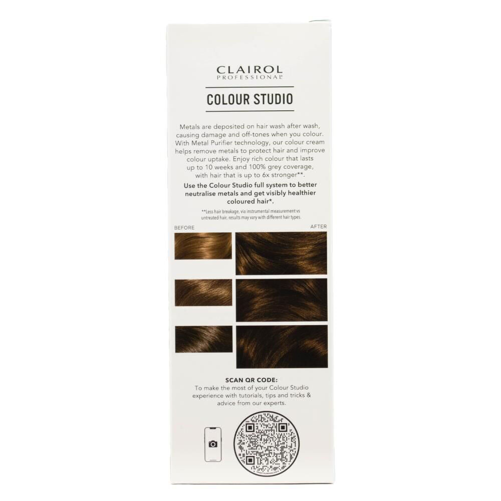 Clairol Professional Permanent Hair Colour Cream 4/0 Dark Brownie Dye (6 Pack) — image 3