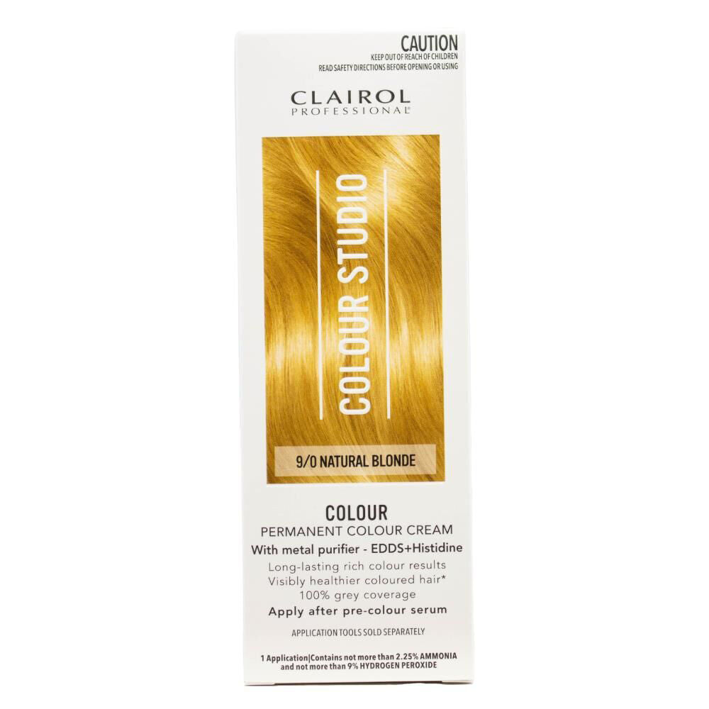 Clairol Professional Permanent Hair Colour Cream 9/0 Natural Blonde Dye (3 Pack) — image 2