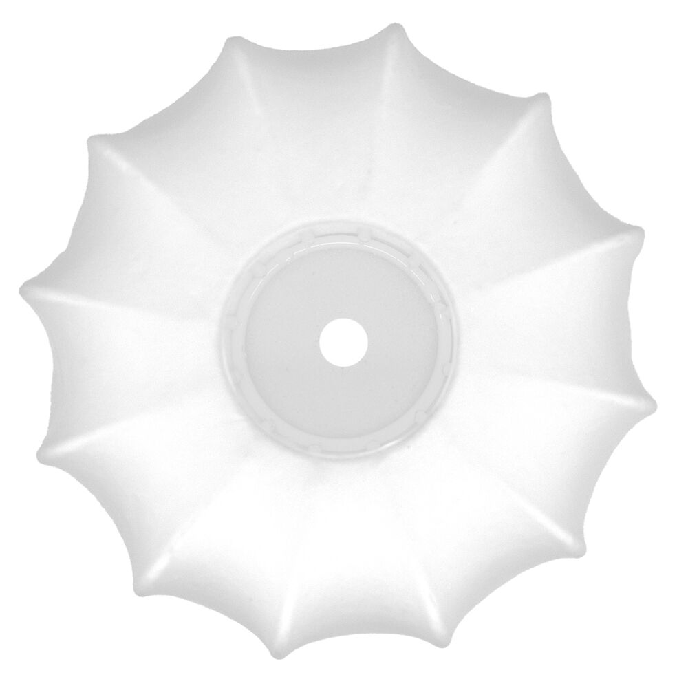 Boyle Silk Umbrella Shade Only 12x12x9.5cm Metal Body with White Silk Cover (2 Pack) — image 5
