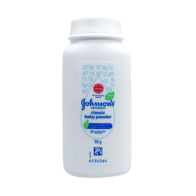 Johnson's Gentle & Soothing Skin Care Classic Baby Powder Cornstarch — S 50g