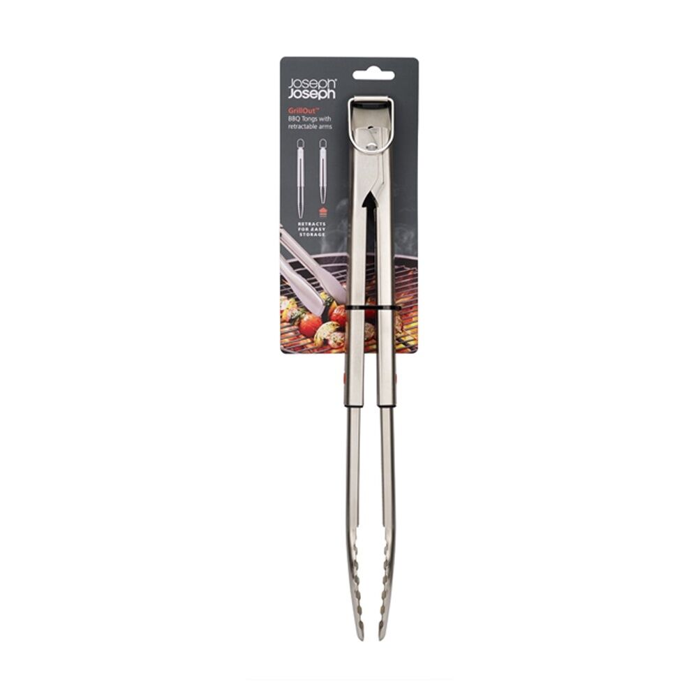Joseph Joseph GrillOut BBQ Tongs With Retractable Arms Stainless steel (2 Pack) — image 2