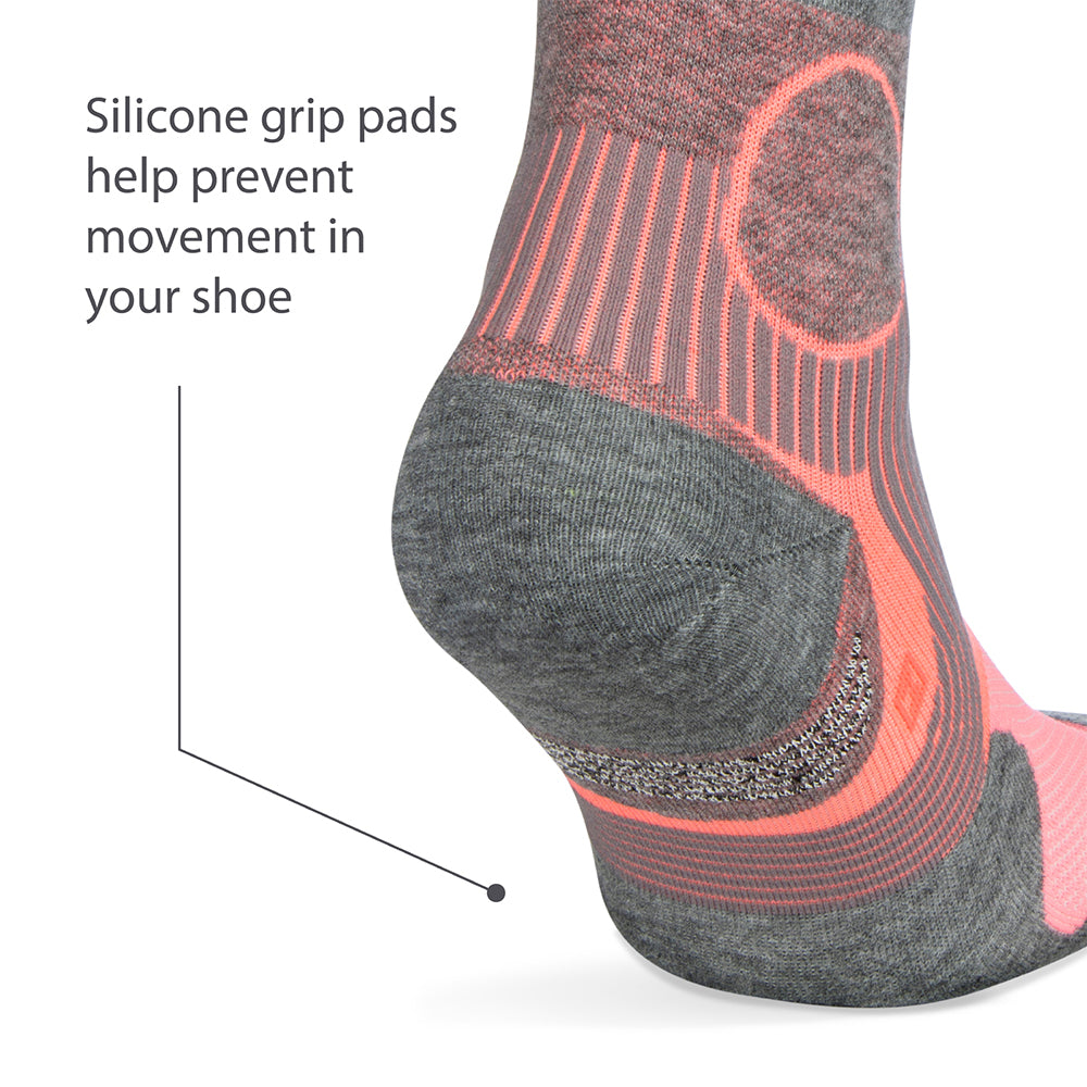 Balega Support Quarter Running Socks Dry Feet US W 8.5-10.5/M 7-9 MED Mid Grey — image 8
