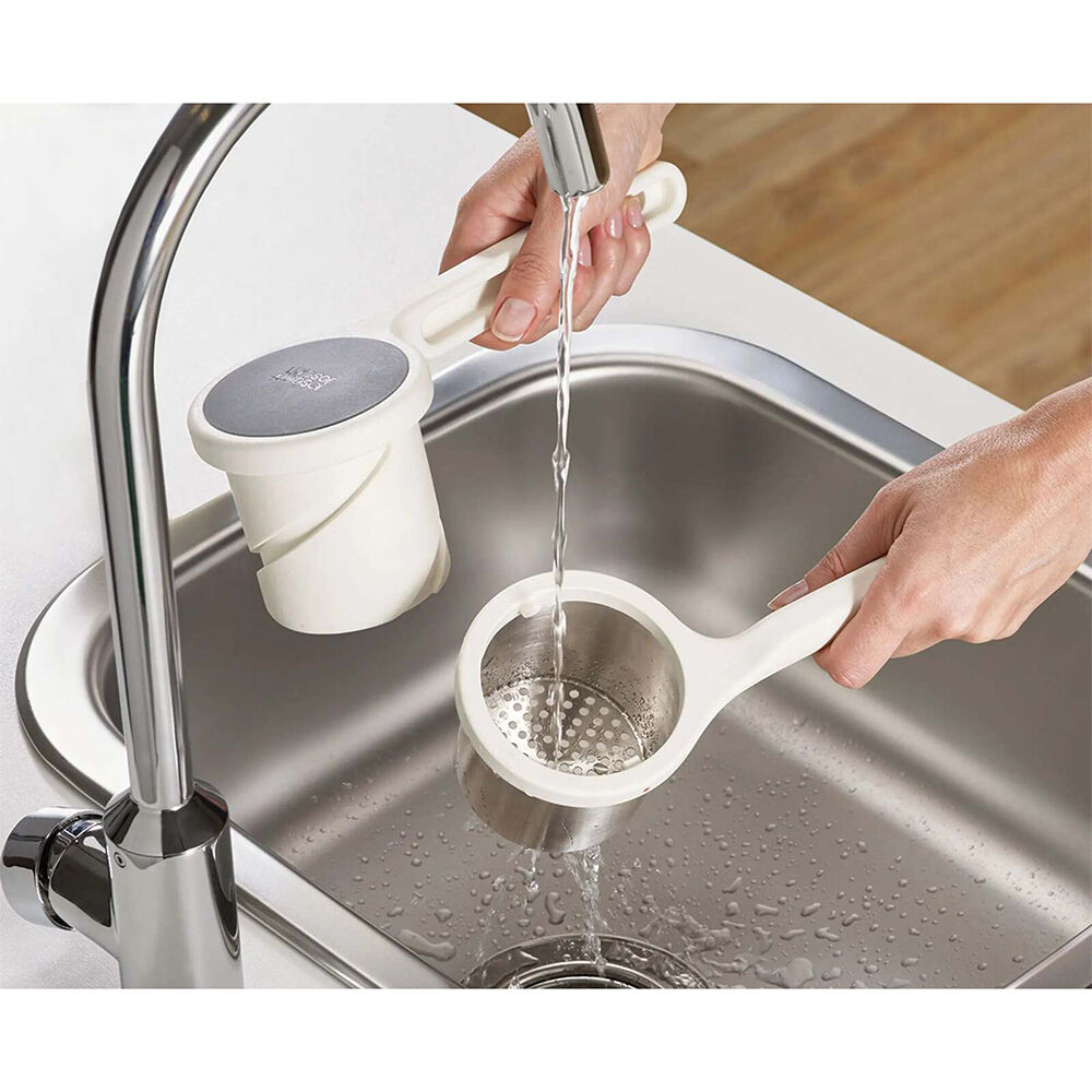 Joseph Joseph 26.5cm Helix Potato Ricer Kitchen Twisting Masher White/Grey (2 Pack) — image 2